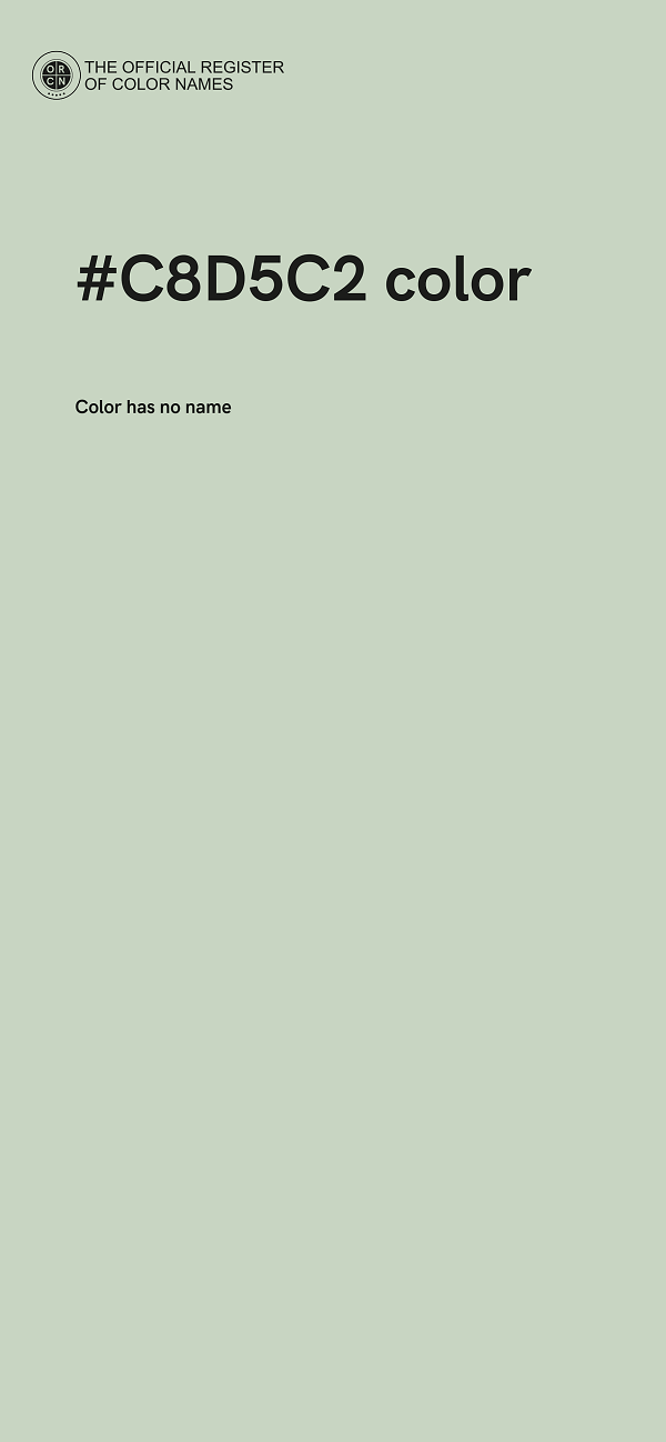 #C8D5C2 color image