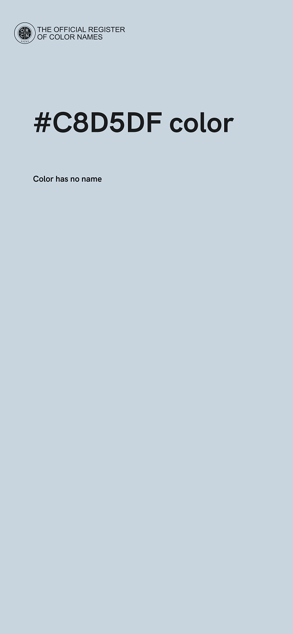 #C8D5DF color image