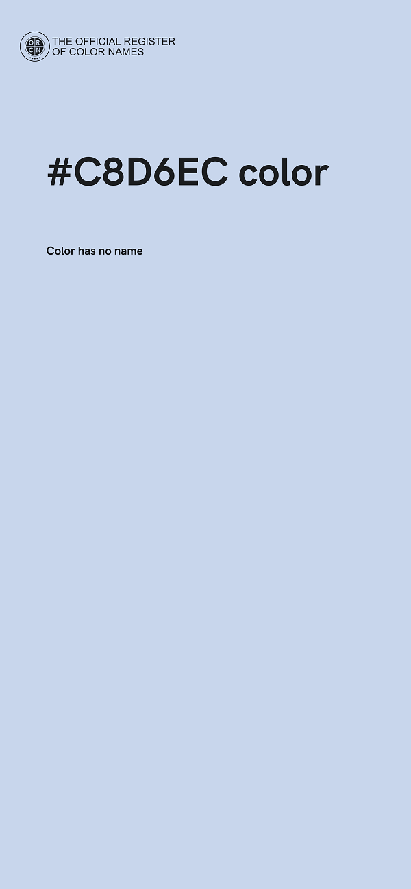 #C8D6EC color image
