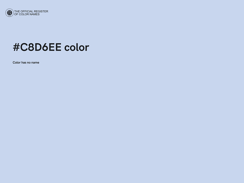 #C8D6EE color image