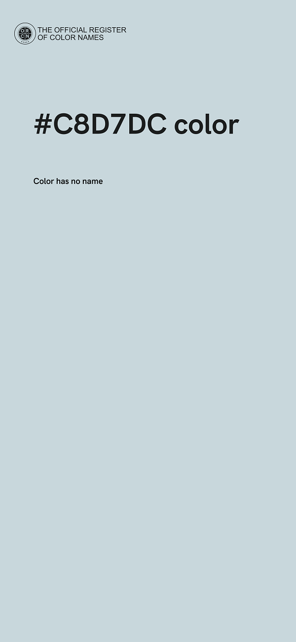 #C8D7DC color image