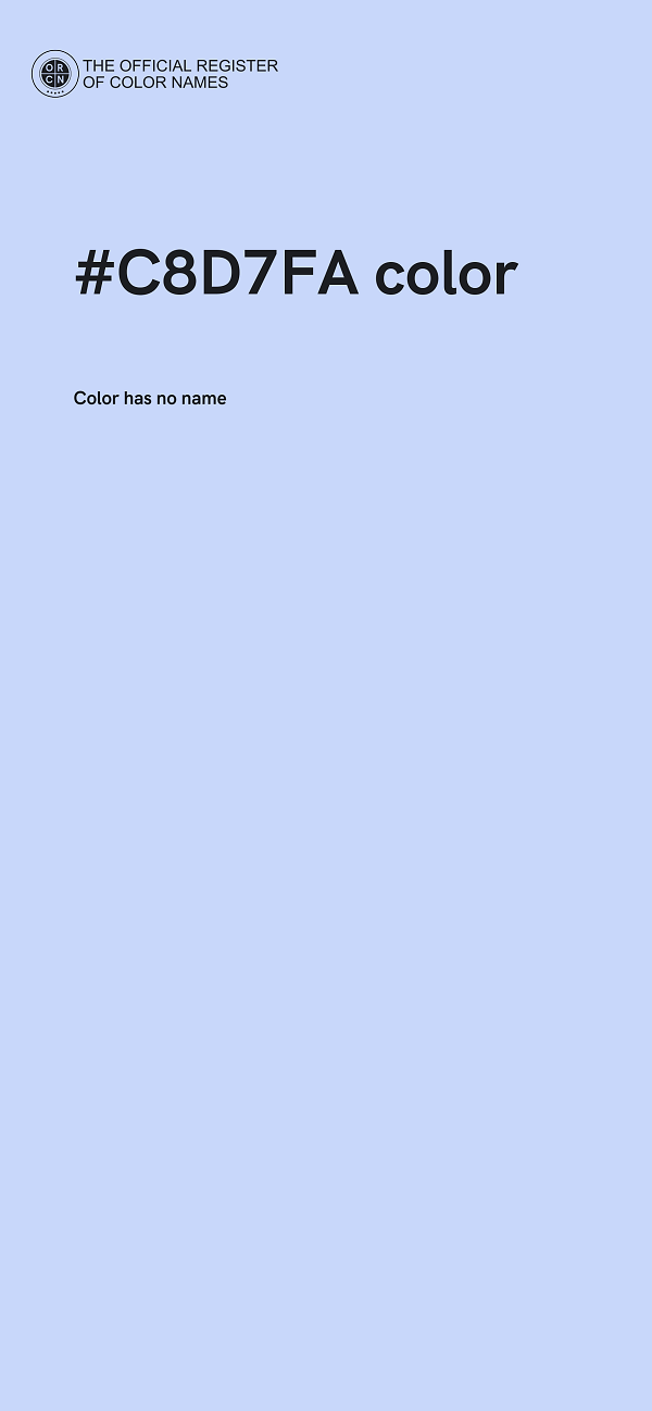 #C8D7FA color image