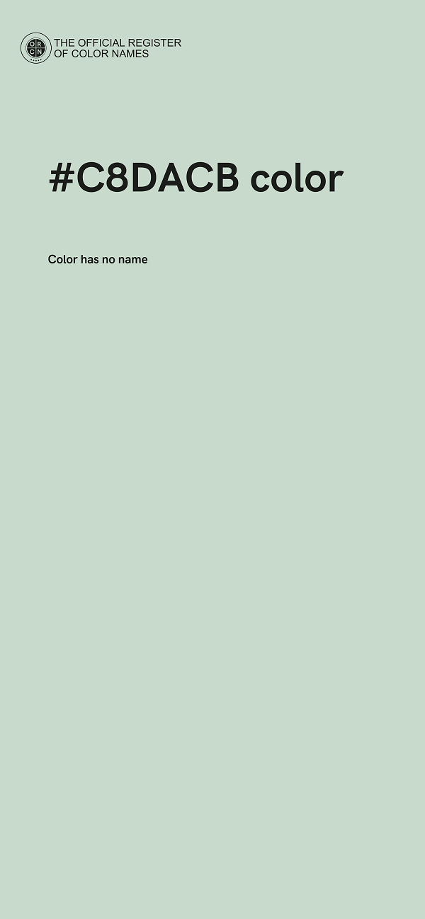 #C8DACB color image