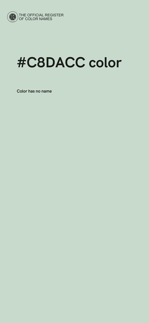 #C8DACC color image