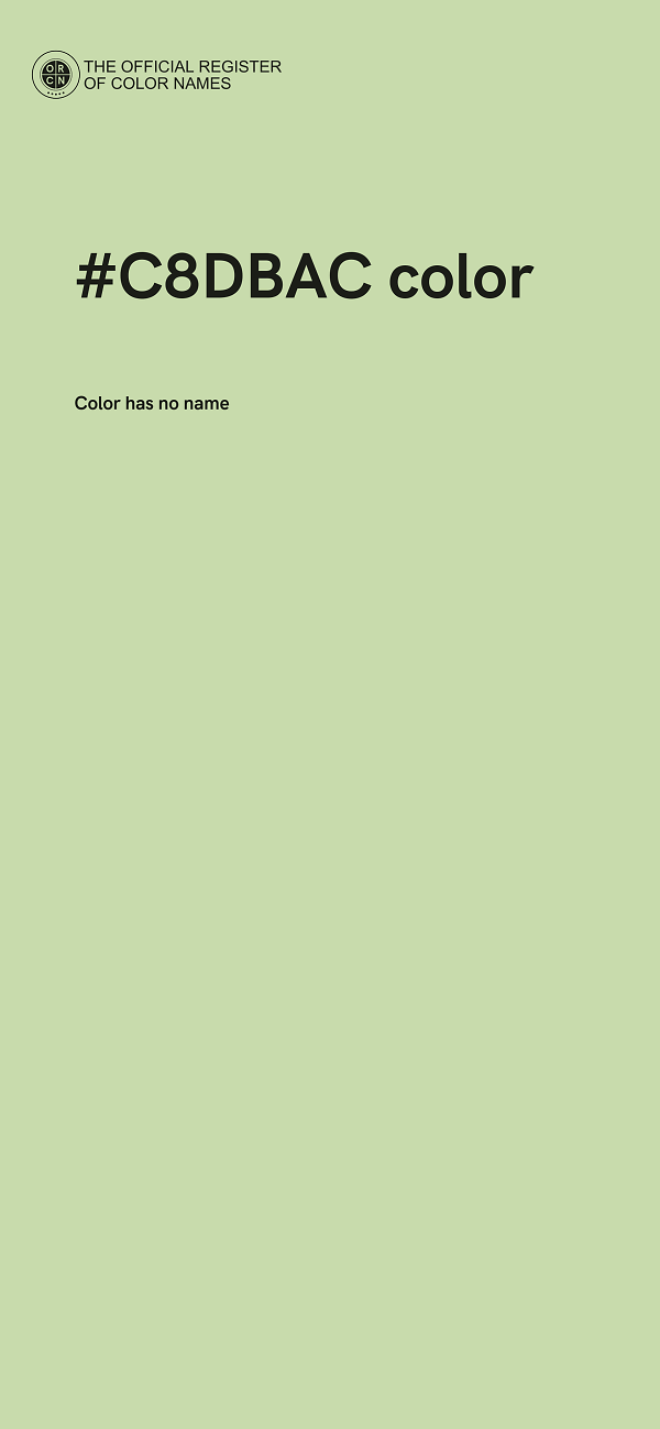 #C8DBAC color image