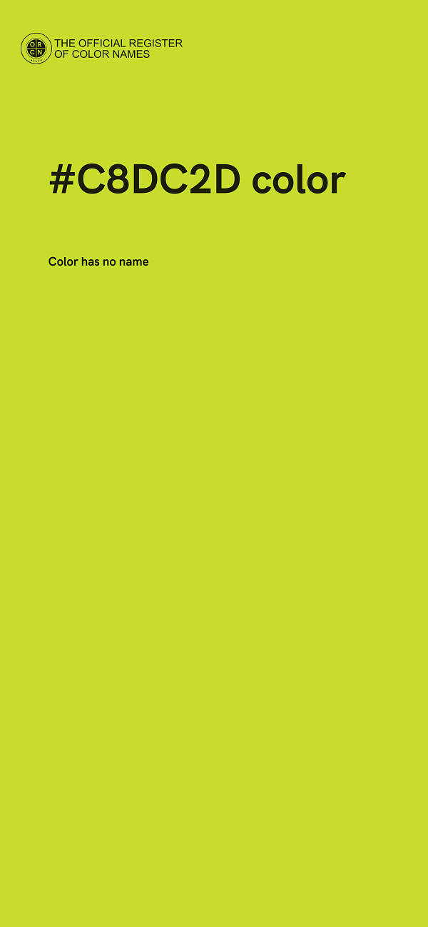 #C8DC2D color image