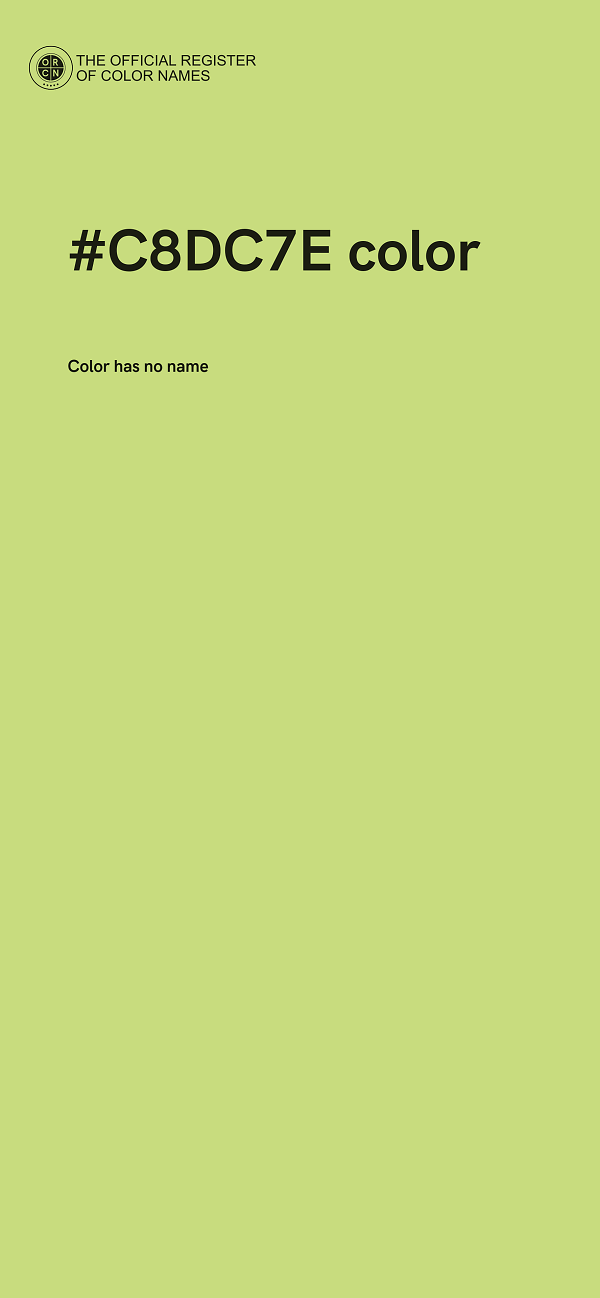 #C8DC7E color image