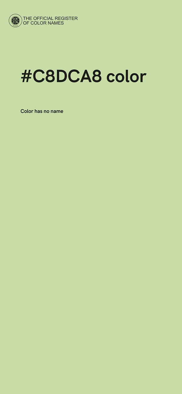 #C8DCA8 color image