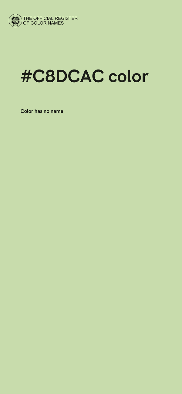 #C8DCAC color image