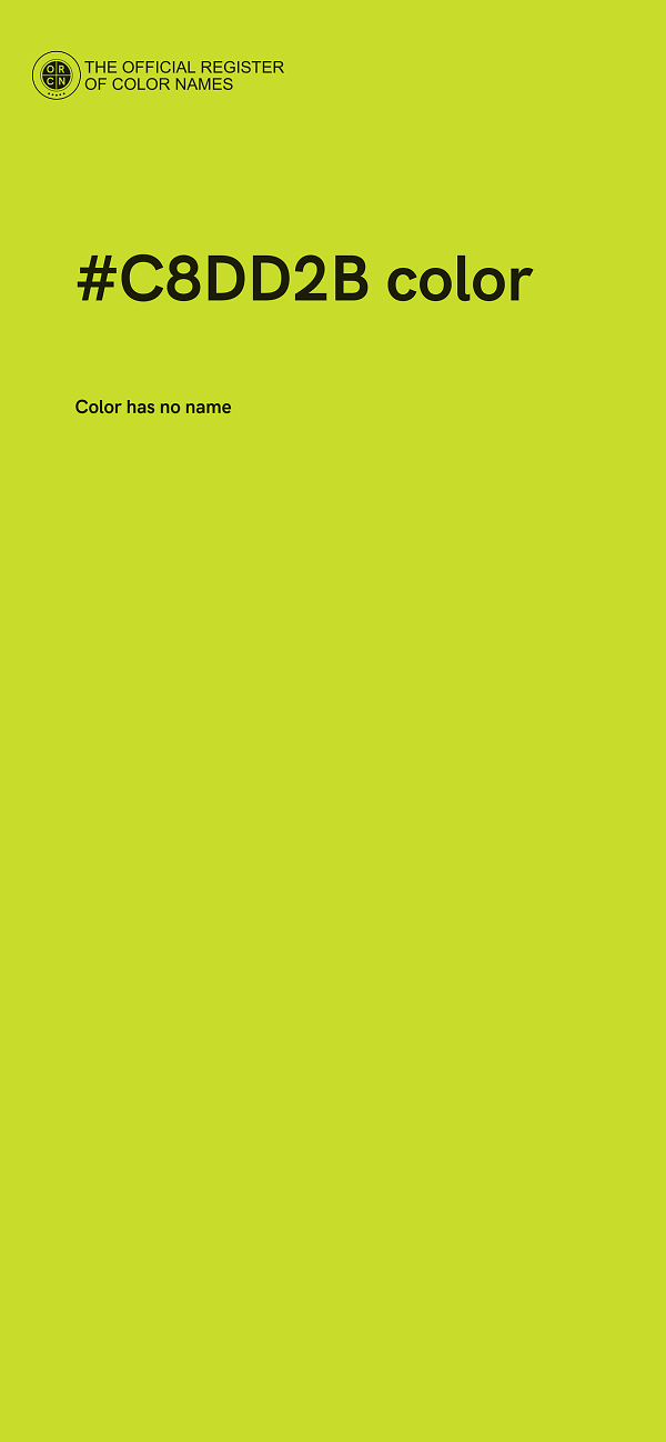 #C8DD2B color image