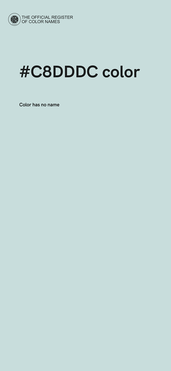 #C8DDDC color image