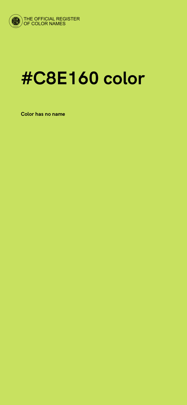 #C8E160 color image