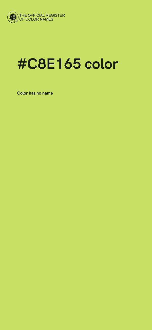#C8E165 color image