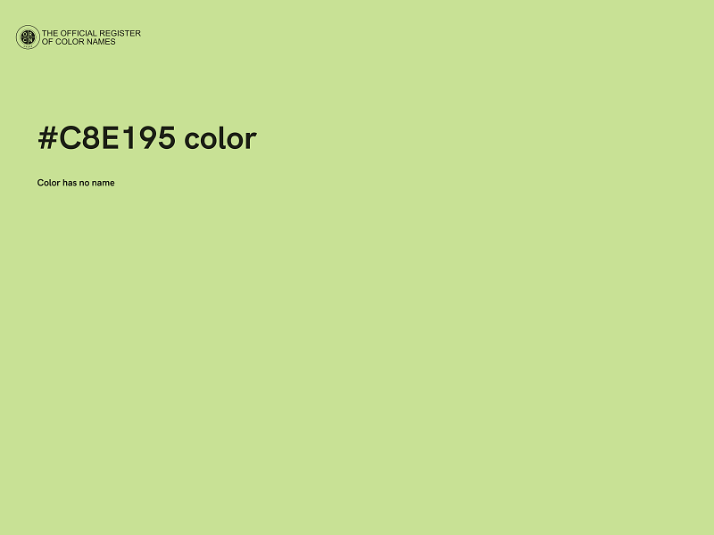 #C8E195 color image