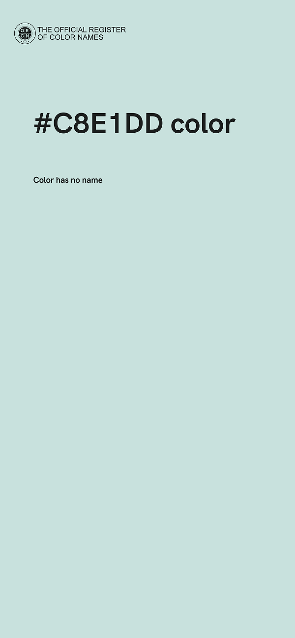 #C8E1DD color image