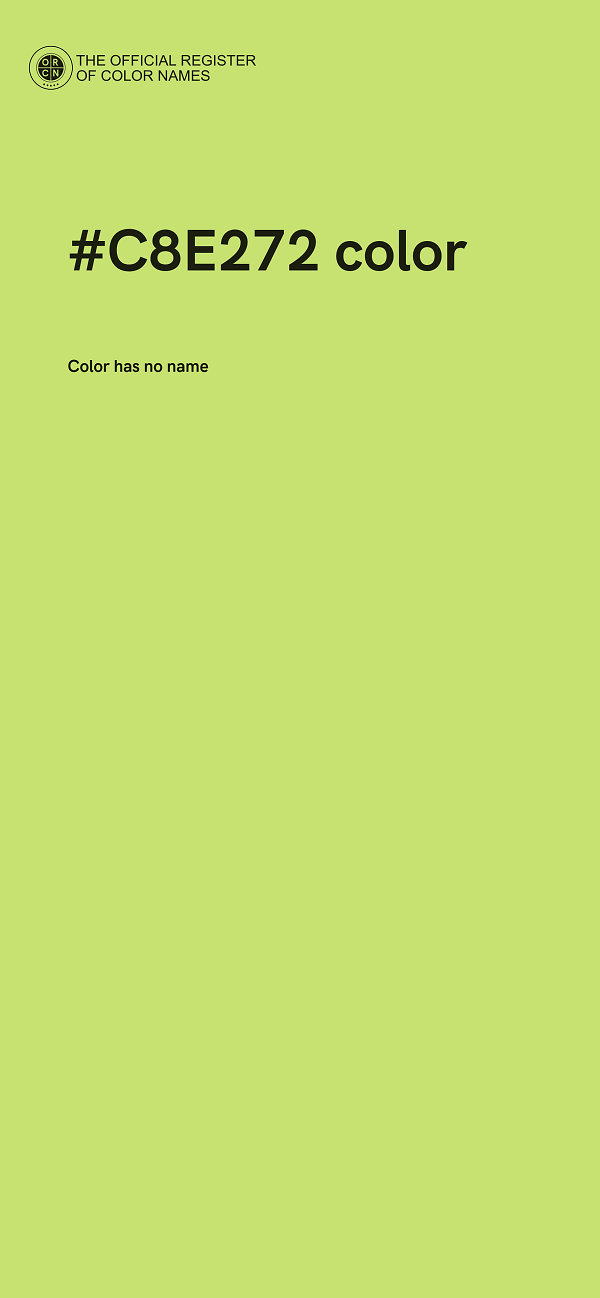 #C8E272 color image