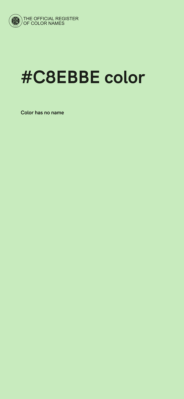 #C8EBBE color image