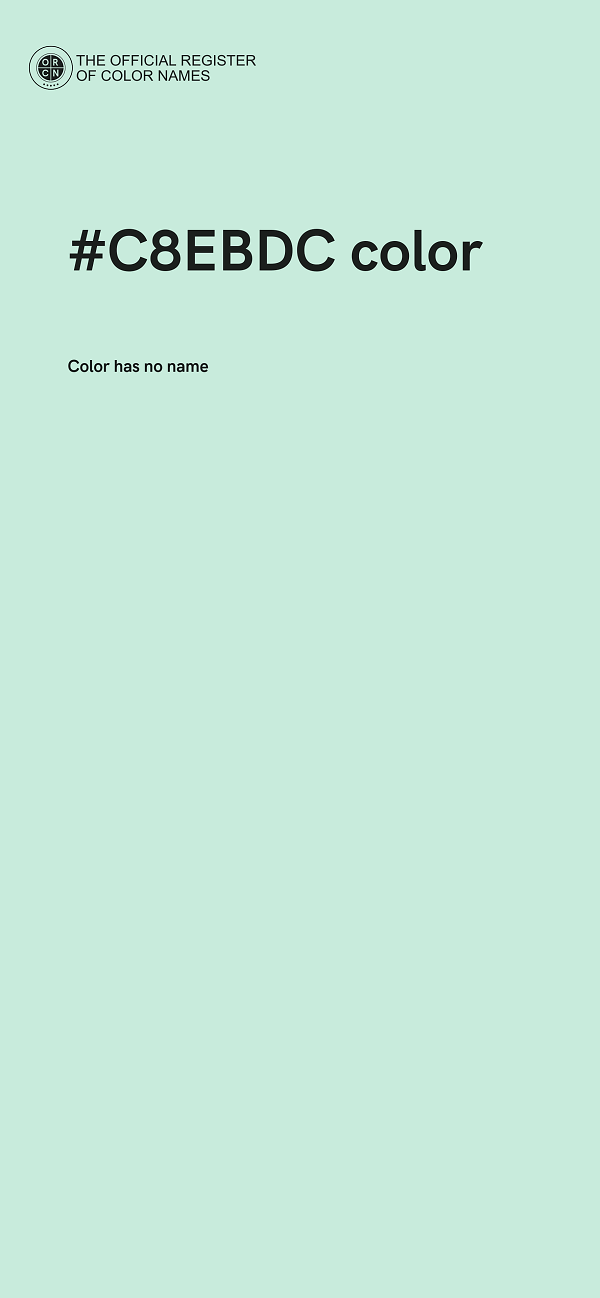 #C8EBDC color image
