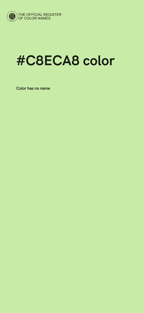 #C8ECA8 color image