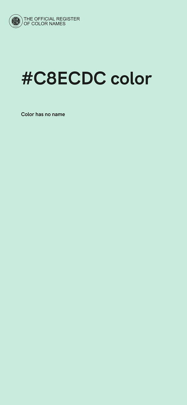 #C8ECDC color image