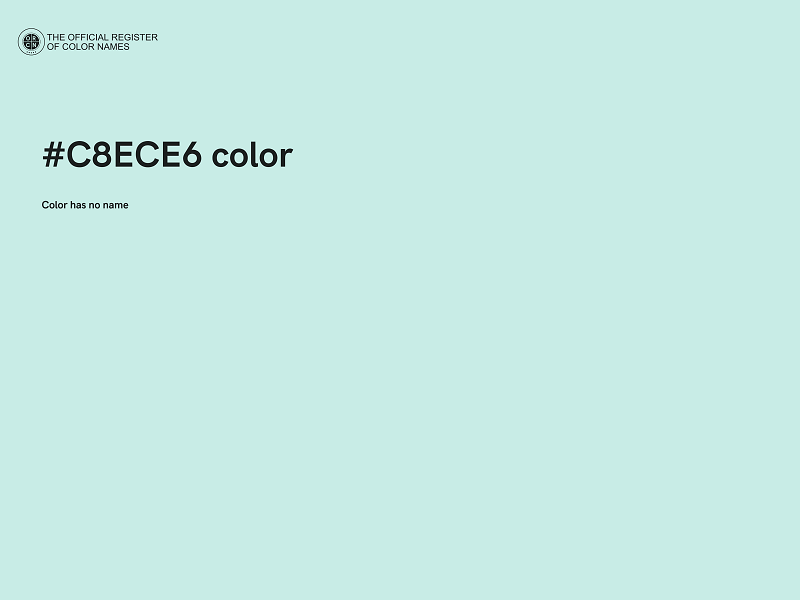 #C8ECE6 color image