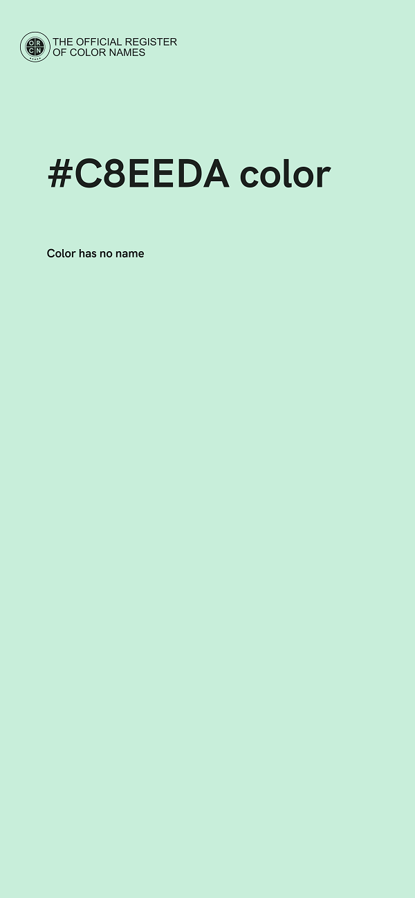 #C8EEDA color image