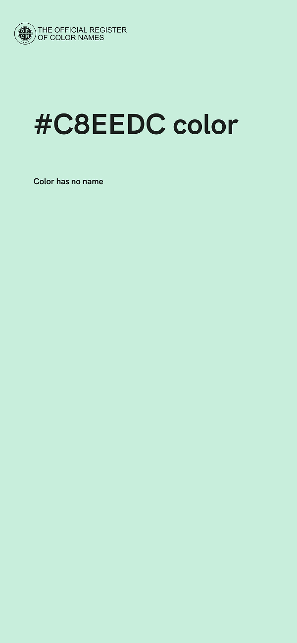 #C8EEDC color image