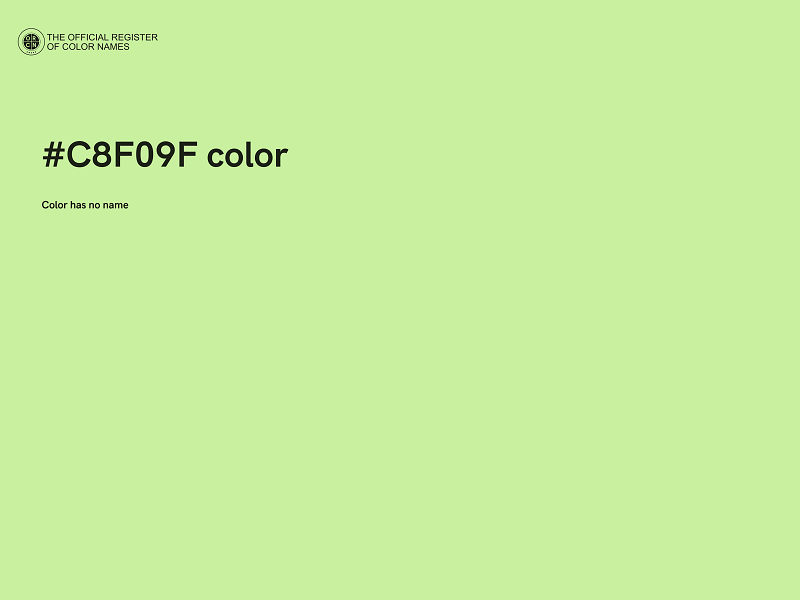 #C8F09F color image