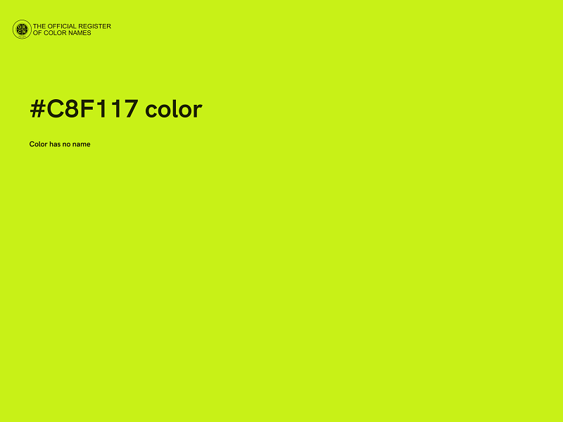 #C8F117 color image