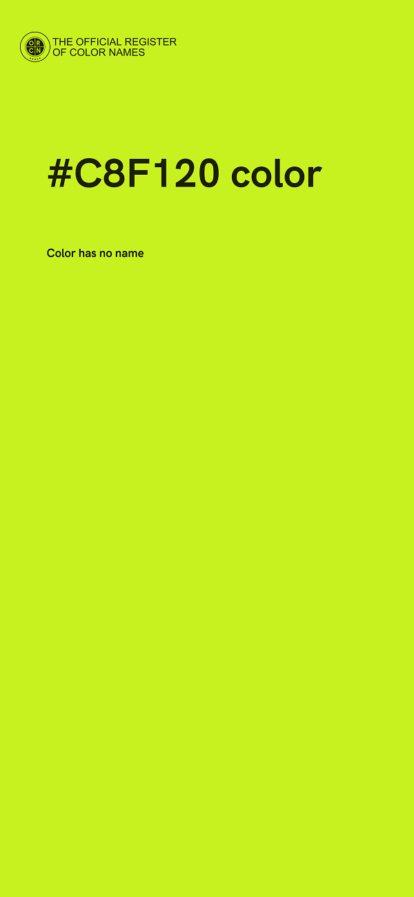 #C8F120 color image