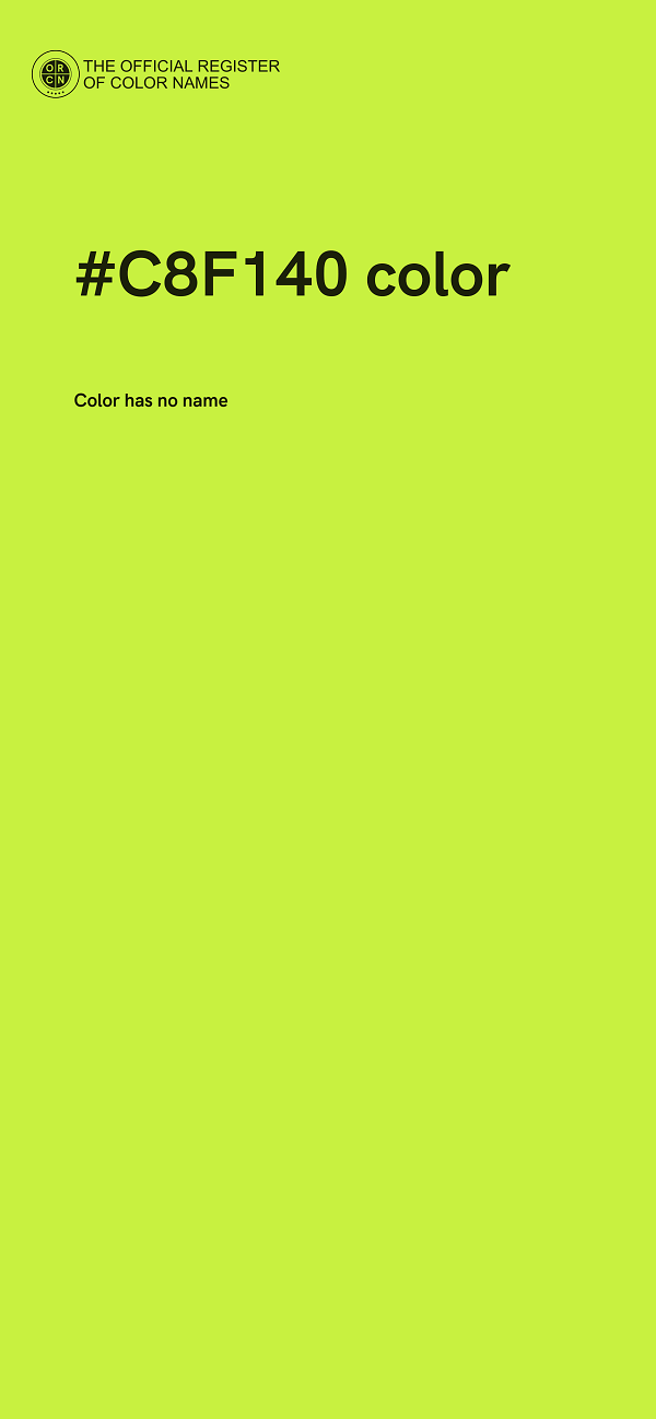 #C8F140 color image