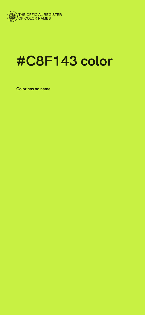 #C8F143 color image