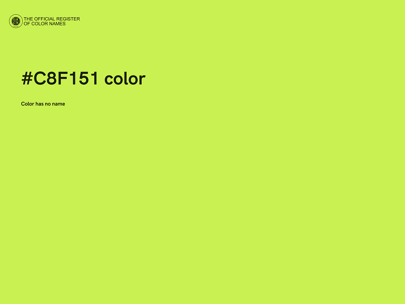 #C8F151 color image