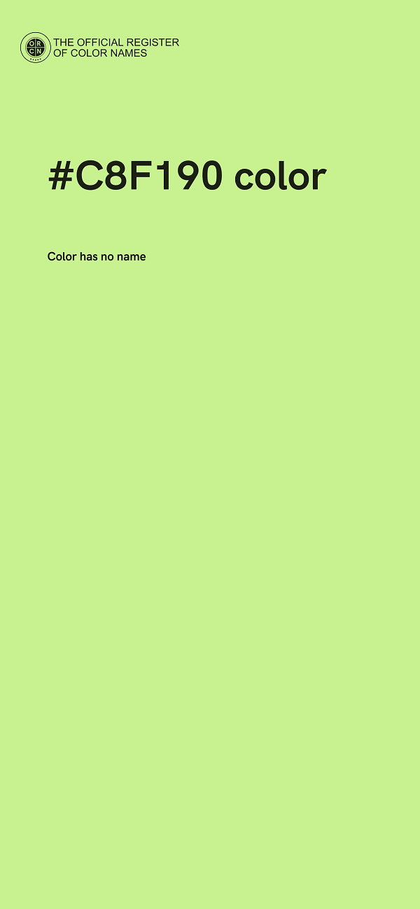 #C8F190 color image