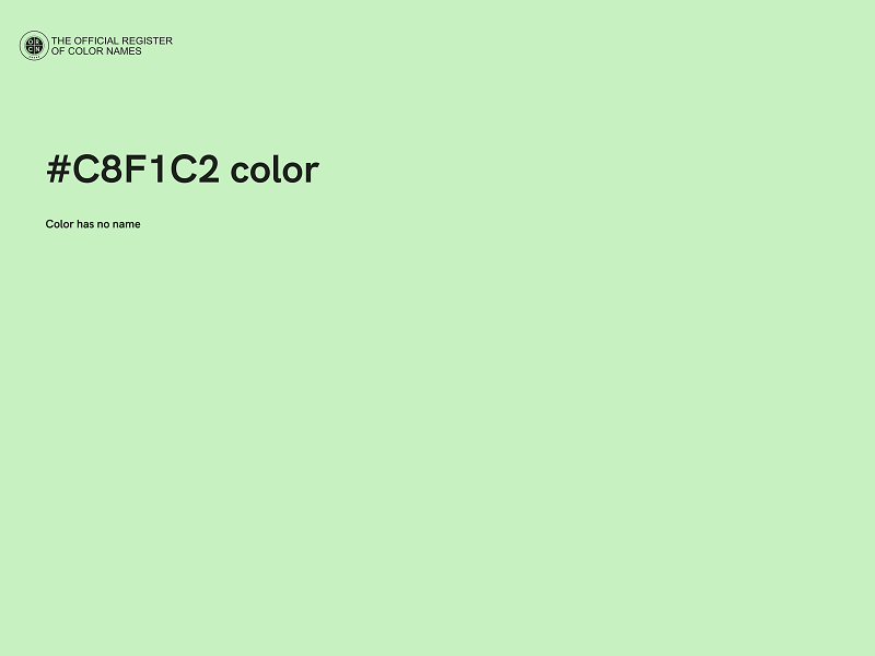 #C8F1C2 color image