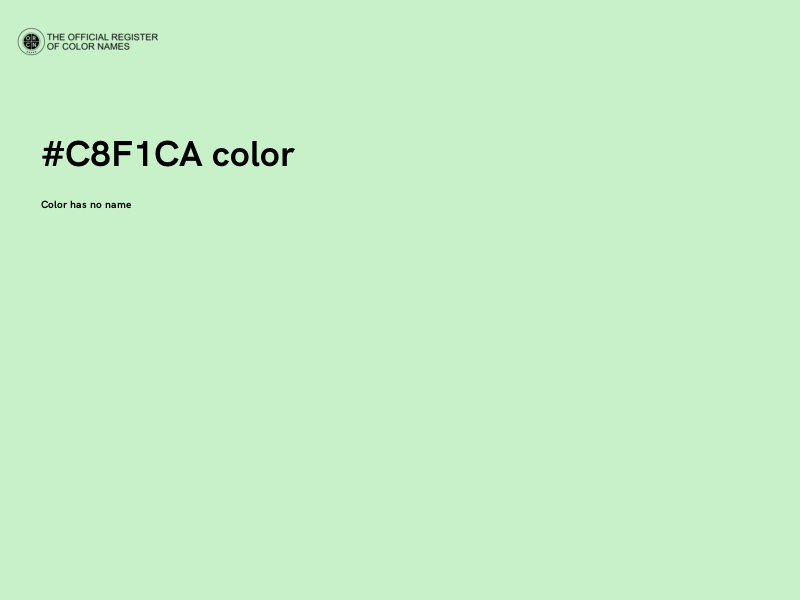 #C8F1CA color image
