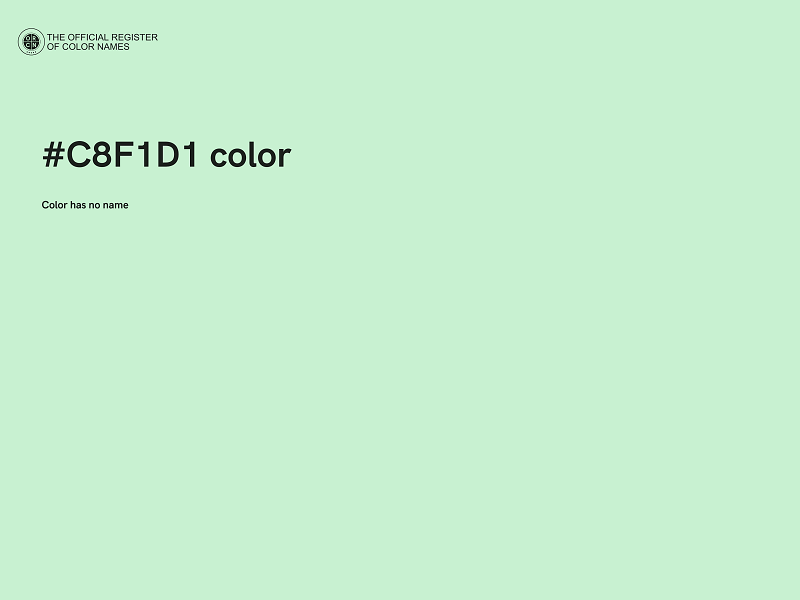 #C8F1D1 color image