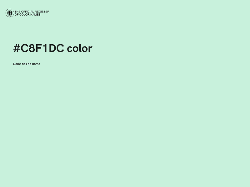 #C8F1DC color image