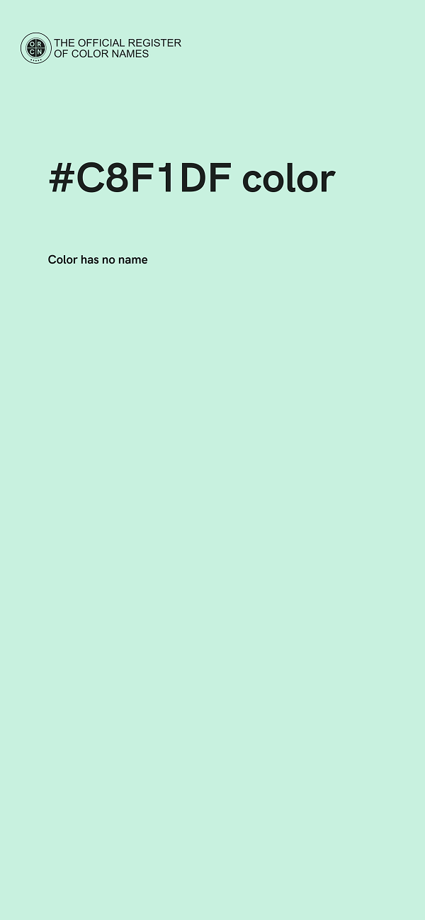 #C8F1DF color image