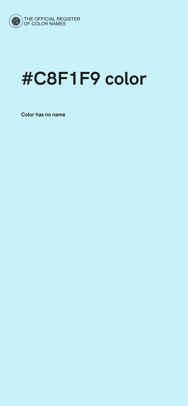 #C8F1F9 color image