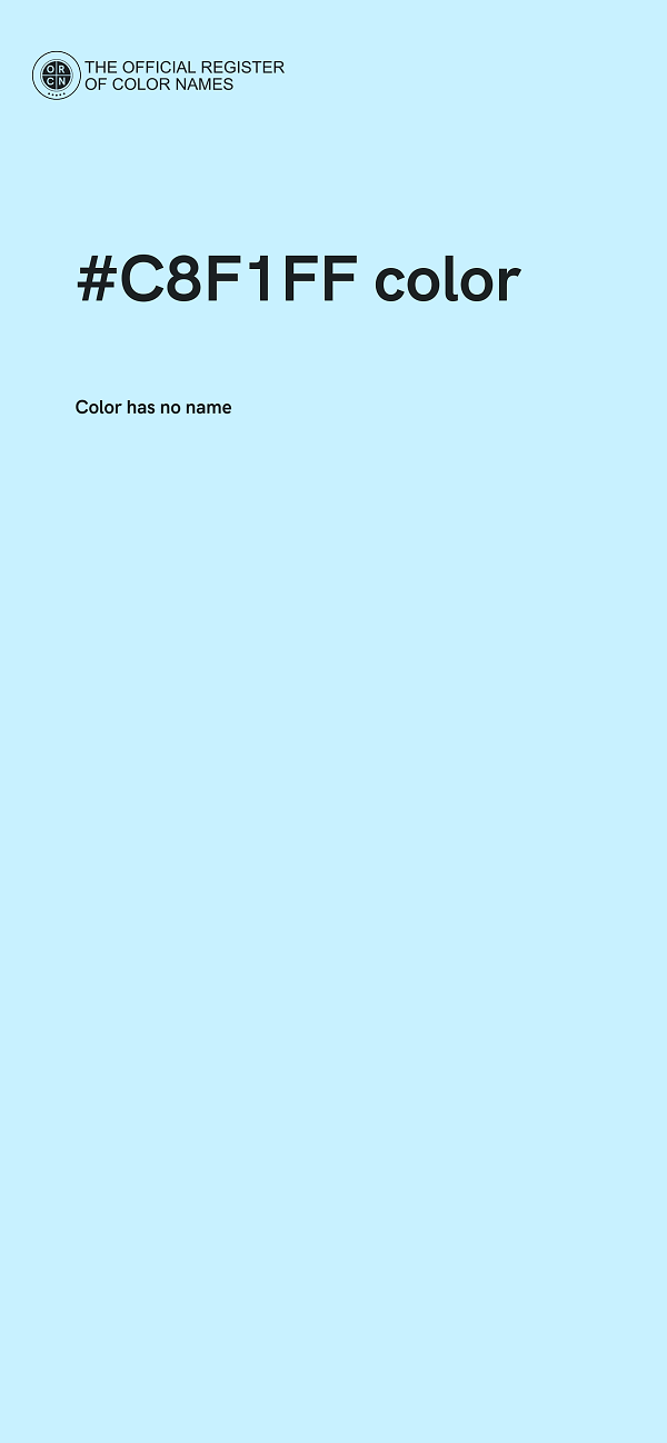 #C8F1FF color image