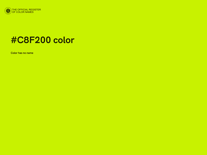 #C8F200 color image