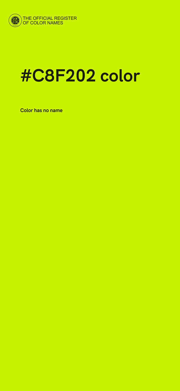 #C8F202 color image