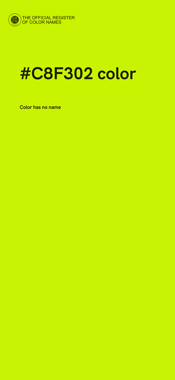 #C8F302 color image