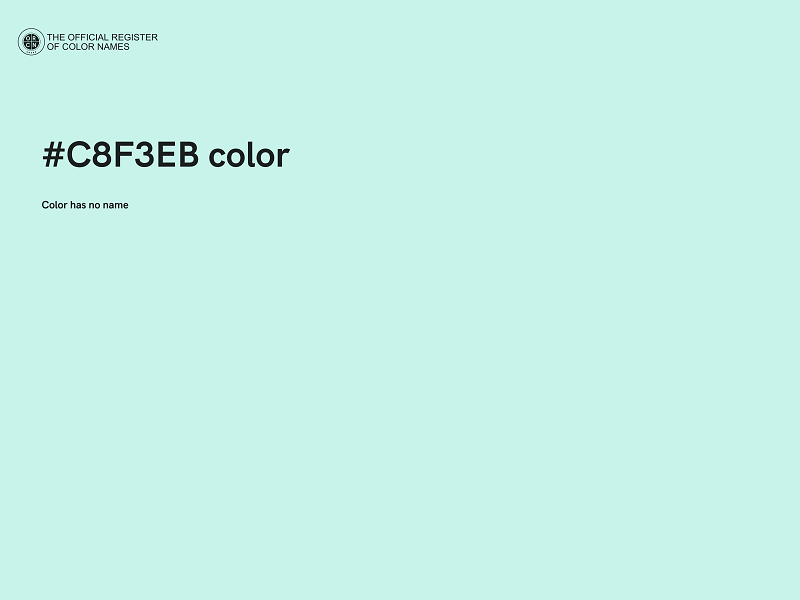 #C8F3EB color image