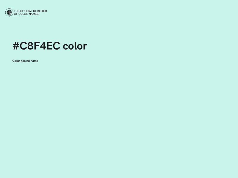 #C8F4EC color image