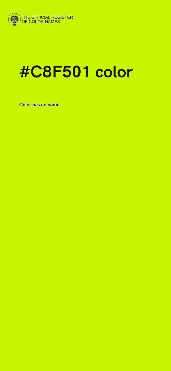 #C8F501 color image