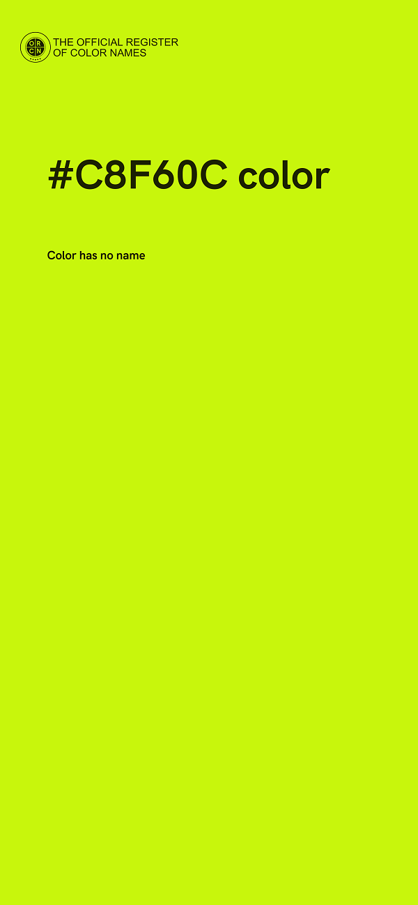 #C8F60C color image