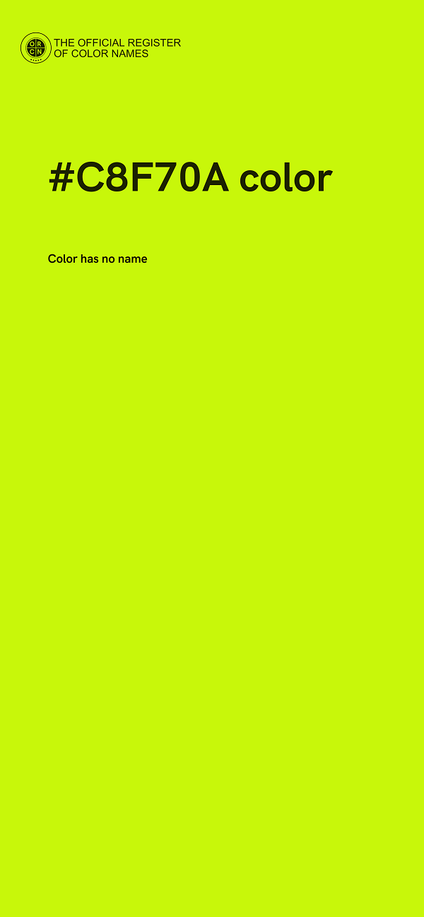 #C8F70A color image