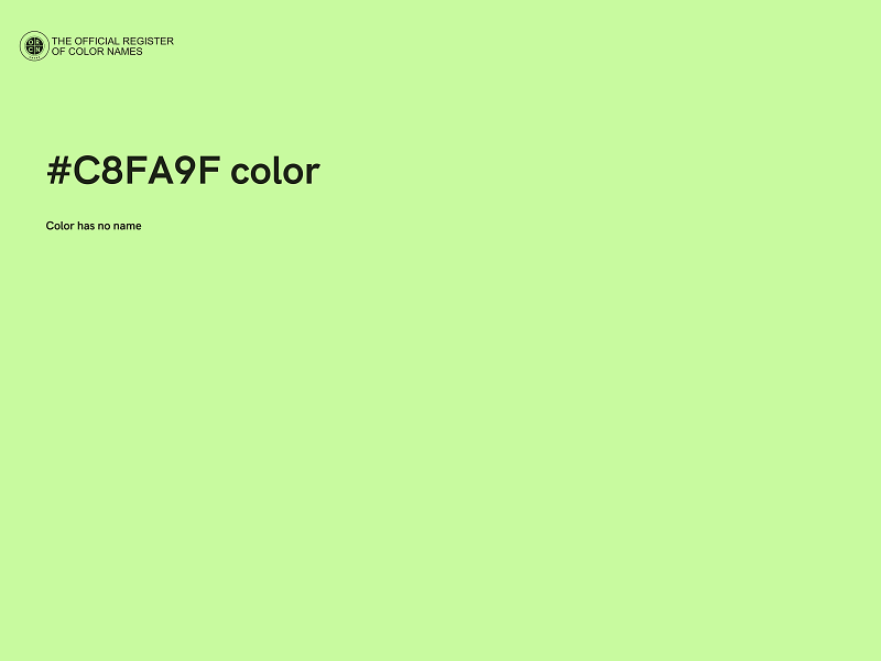 #C8FA9F color image